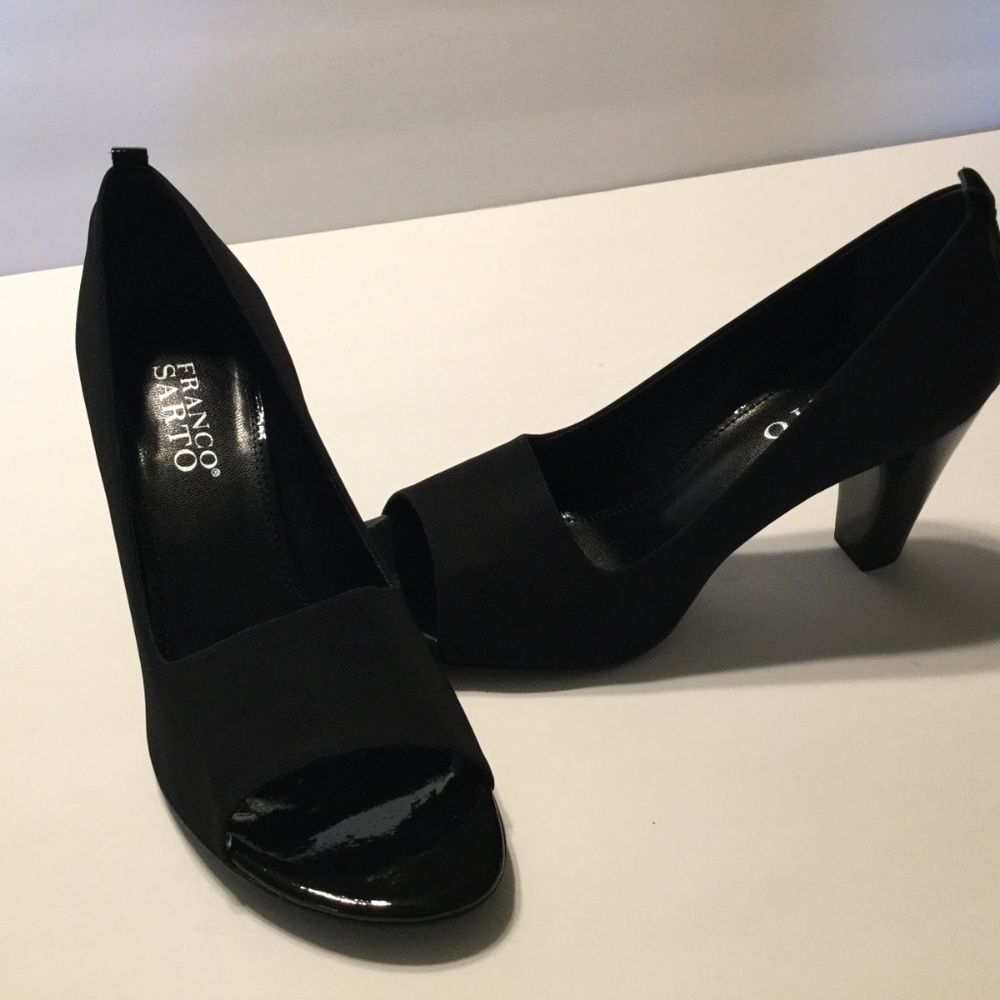 Franco Sarto L-Blur Black Elastic pumps 7.5M
